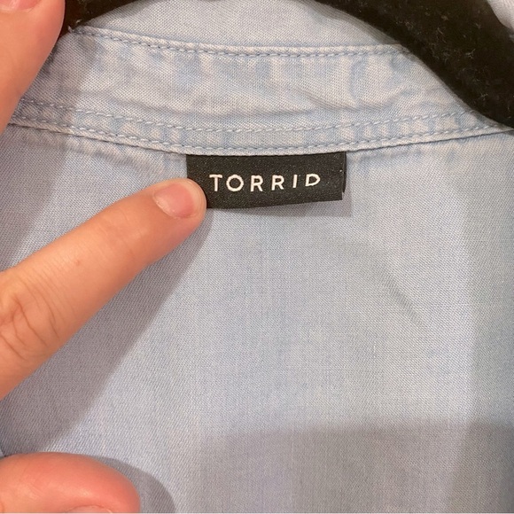 Torrid chambray button down - Picture 11 of 11